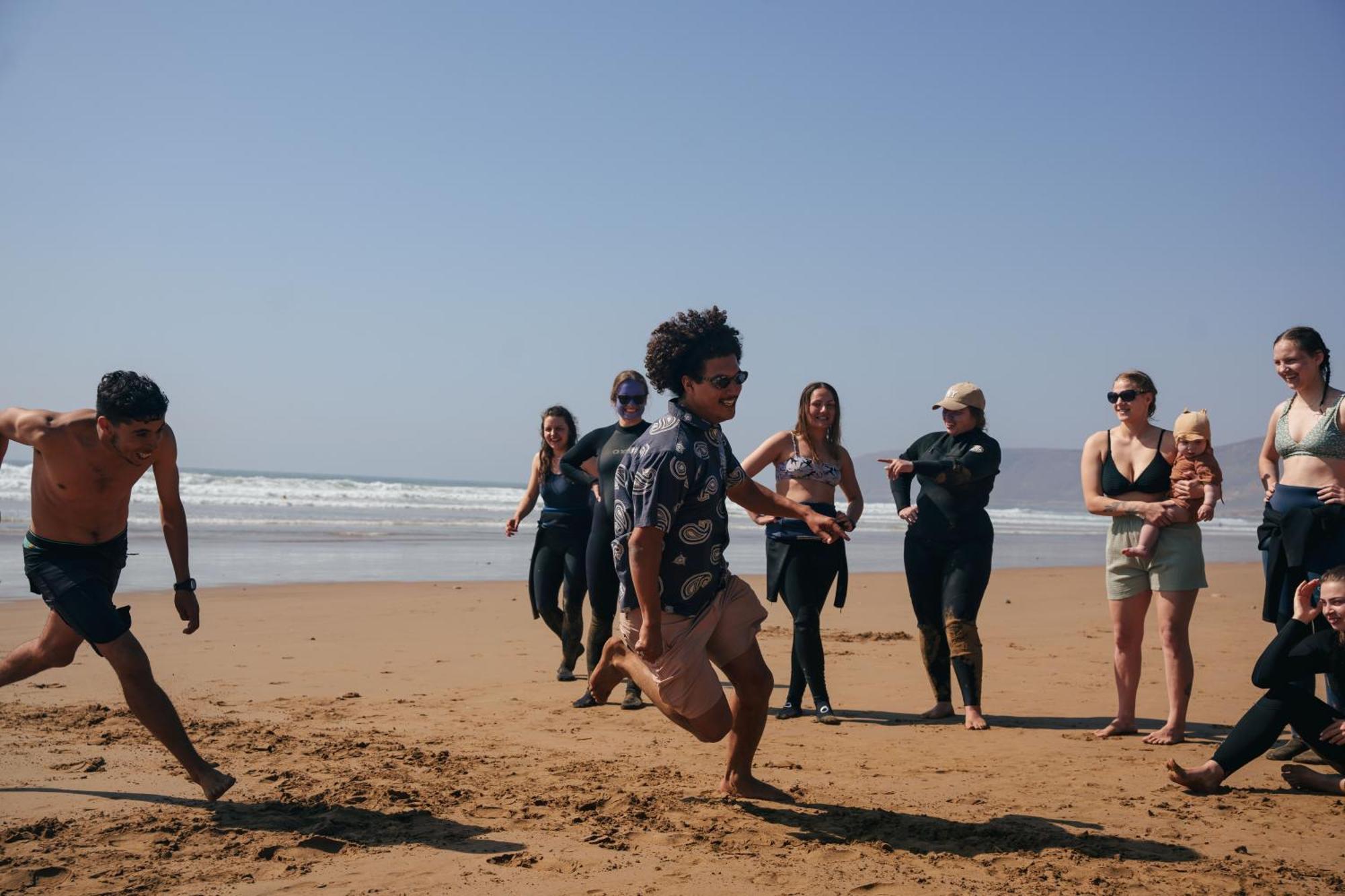 Sable Beach Surf Camp Tamraght Esterno foto